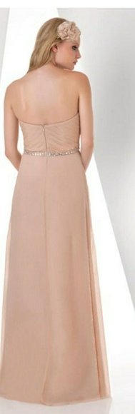 Bari Jay 880 Pleated Bodice Bridesmaid Dress - Picture 2 of 8